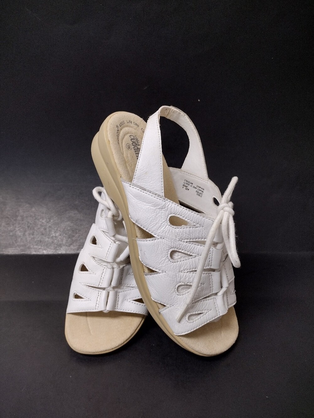 - CUDDLERS - WOMEN'S LEATHER SANDALS SIZE : 10 W